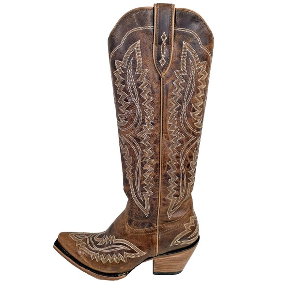 Ariat Women's Casanova Western Boot Shades of Grain Size 7.5 Snip Toe - Picture 12 of 16